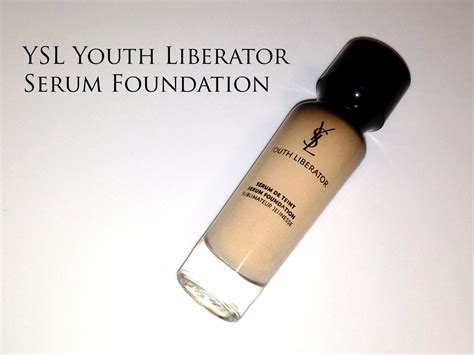 ysl youth liberator serum foundation 测评